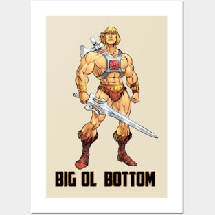 Big Bottom He-Man Posters and Art